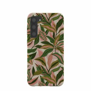 Samsung Galaxy S23+ | London Fog Pink Botanics Samsung Galaxy S23+(Plus) Case