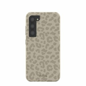 Samsung Galaxy S23 | London Fog Sand Leopard Samsung Galaxy S23 Case