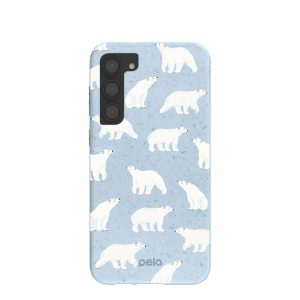 Samsung Galaxy S23+ | Powder Blue Ice Bears Samsung Galaxy S23+(Plus) Case