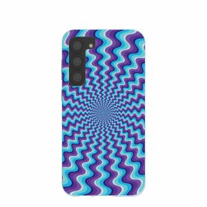 Samsung Galaxy S23+ | Powder Blue Spiral Samsung Galaxy S23+(Plus) Case