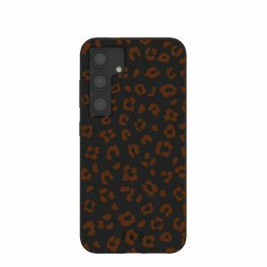 Samsung Galaxy S24 | Black Midnight Leopard Samsung Galaxy S24 Case