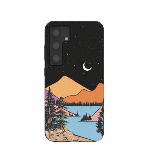 Samsung Galaxy S24 | Black Night Trails Samsung Galaxy S24 Case