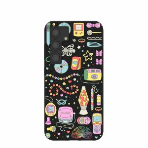 Samsung Galaxy S24 | Black Nostalgic Charms Samsung Galaxy S24 Case