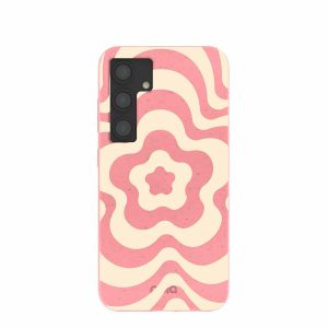 Samsung Galaxy S24 | Bubblegum Pink Morning Flower Samsung Galaxy S24 Case