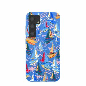 Samsung Galaxy S24 | Electric Blue Dockside Dreams Samsung Galaxy S24 Case