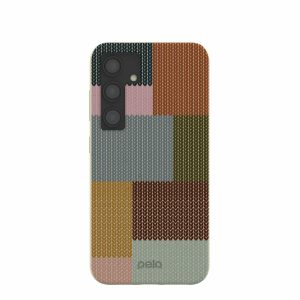 Samsung Galaxy S24 | London Fog Knitted Patchwork Samsung Galaxy S24 Case