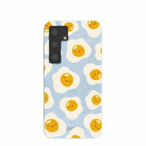 Samsung Galaxy S24 | Powder Blue Sunny Side Up Samsung Galaxy S24 Case