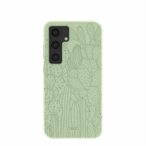 Samsung Galaxy S24 | Sage Green Cacti Samsung Galaxy S24 Case