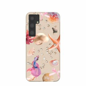 Samsung Galaxy S24+ | Seashell Aqua Dreams Samsung Galaxy S24+(Plus) Case