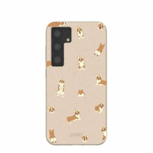 Samsung Galaxy S24 | Seashell Corgi Cuties Samsung Galaxy S24 Case