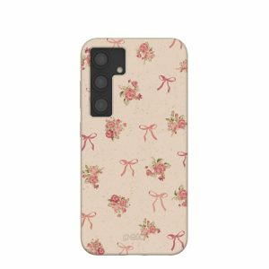 Samsung Galaxy S24 | Seashell Roses and Bows Samsung Galaxy S24 Case