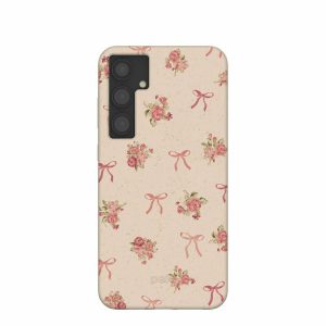 Samsung Galaxy S24+ | Seashell Roses and Bows Samsung Galaxy S24+(Plus) Case