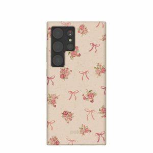 Samsung Galaxy S24 Ultra | Seashell Roses and Bows Samsung Galaxy S24 Ultra Case