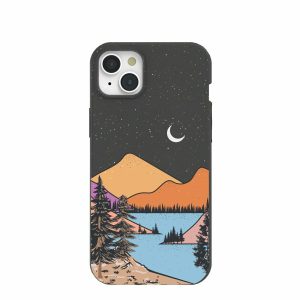 iPhone 15 Plus | Black Night Trails iPhone 15 Plus Case