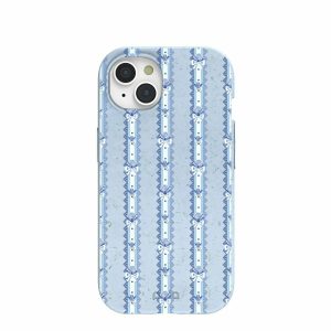 iPhone 15 | Powder Blue Bows and Blossoms iPhone 15 Case