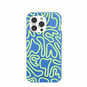 iPhone 14 Pro | Electric Blue Dizzy Dreams iPhone 14 Pro Case