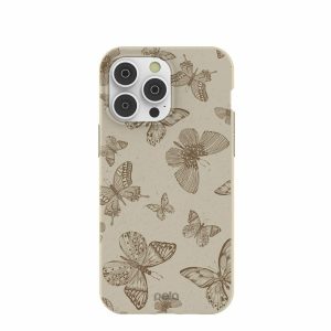 iPhone 14 Pro Max | London Fog Delicate Flutters iPhone 14 Pro Max Case