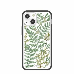 iPhone 13 Mini | Clear Herbarium iPhone 13 Mini Case With Black Ridge