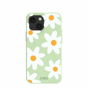 iPhone 13 Mini | Sage Green Daisy iPhone 13 Mini Case