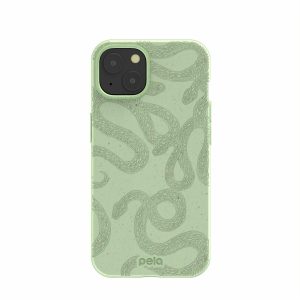 iPhone 13 | Sage Green Snaky iPhone 13 Case