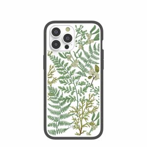 iPhone 14 Pro Max | Clear Herbarium iPhone 14 Pro Max Case With Black Ridge